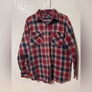 Vintage 90s Dickies Heavyweight Flannel Botton Down